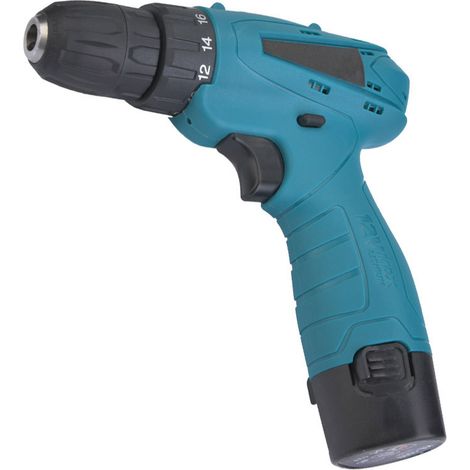Perceuse électrique lithium-ion 12 V à vitesse unique, perceuse pistolet sans fil, tournevis électrique, en boîte.