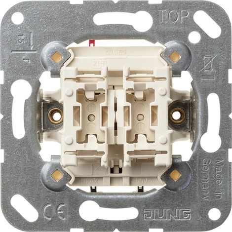 Interrupteur double 10A JUNG 505 U