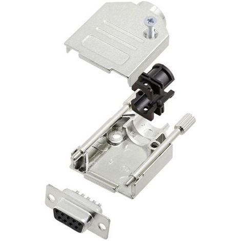 TRU COMPONENTS TCDTZK09DBSK 7709624 Kit embase SUB-D femelle 180 ° Nombre de pôles: 9 fût à souder 1 pc(s) (1/2)
