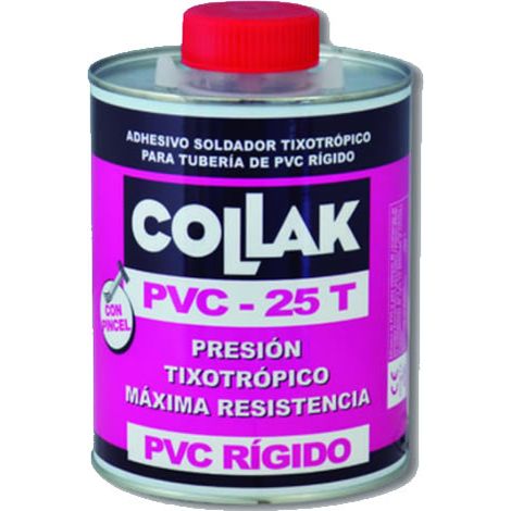 COLLAK 20001TP Adesivo per saldatura PVC-25 Pennello 1000ml