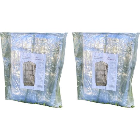 4 Tier Mini Greenhouse Clear View Replacement Cover (Set of 2)