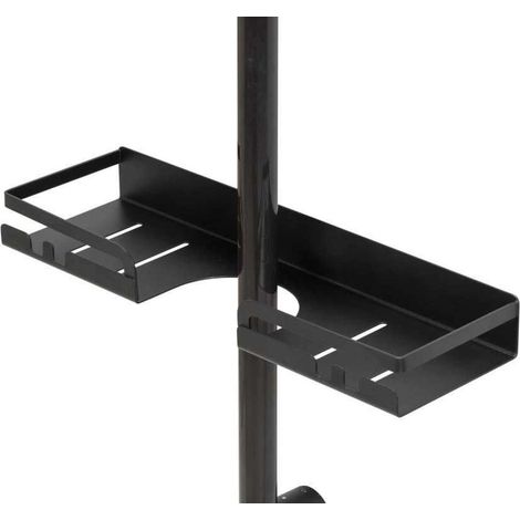 Étagère pour barre de douche sans perçage en inox (1/5)