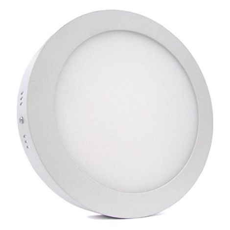 Plafoniera Faretto Led Da Soffitto Muro Parete Rotonda 18W Bianco Caldo Diametro 225mm