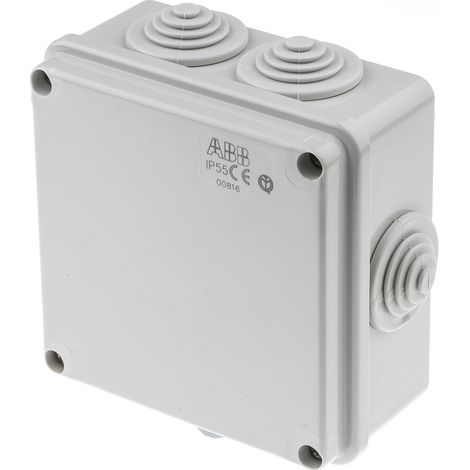 Boîte de jonction en Thermoplastique 100 x 100 x 50mm, IP55 ( Prix pour 1 )
