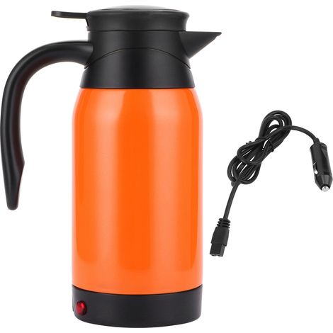 Bouilloire électrique voiture 12V avec affichage température - Tasse chauffante voyage (1/5)
