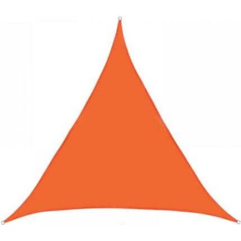 1PC 2 X 2 X 2 M Orange Triangle Shade Sail UV Protection Sun Protection Waterproof Sunshade Sail for Outdoor Patio Pergola