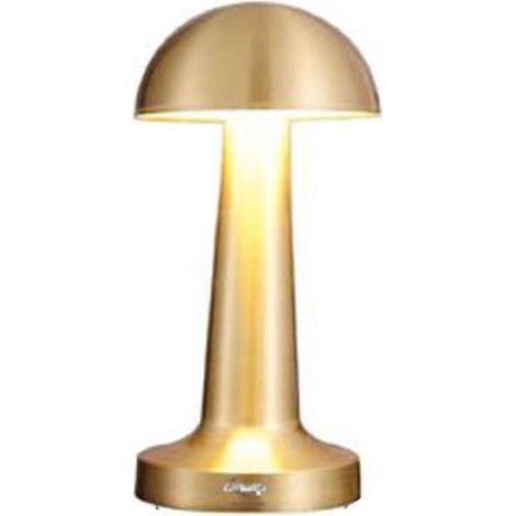 LAMPE DE TABLE DORÉE RECHARGEABLE PAR USB EFFET TACTILE LUMIÈRE DÉCORATIVE TD-306 (1/2)