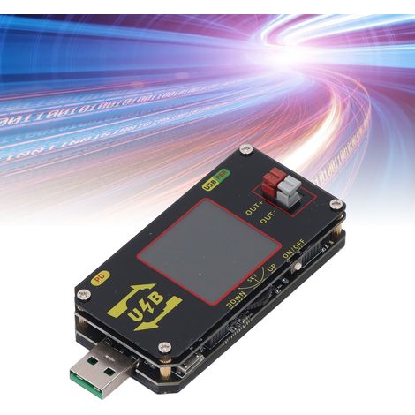 Testeur USB, voltmètre USB XY-UMPD, voltmètre à déclenchement PD, testeur de tension et de courant USB 3.0 CC 3-24 V 5 A, multimètre USB-C, testeur de capacité du protocole de charge rapide PPS QC2.0 (1/5)
