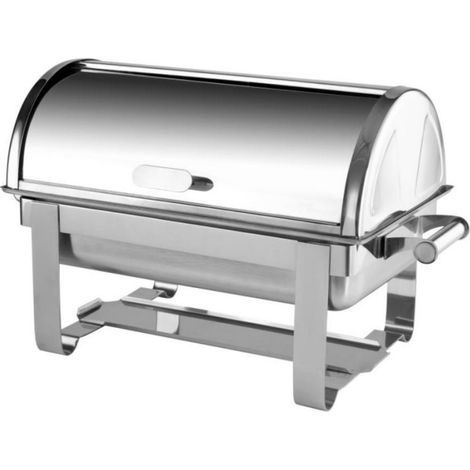 Chafing Dish Rectangulaire avec Couvercle Roll Top 9,5 L - Pujadas
