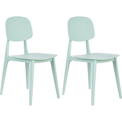 Gartenstuhl 2er Set KATTAVIA Mintgrün