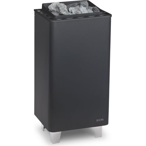 Eos Thermat 9 kW finnischer Saunaofen Elektrosaunaofen Standofen Anthrazit
