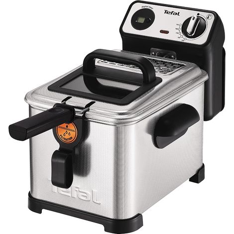 Freidora de Aceite Tefal Filtra Pro FR5111 3L 2400W Timer Digital Inox