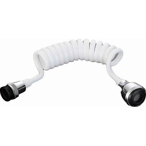 Tuyau d'extension rétractable pour robinet de cuisine, douchette portable pour évier, connecteur long pour robinet, accessoires de cuisine (30 cm - 140 cm) (1/5)