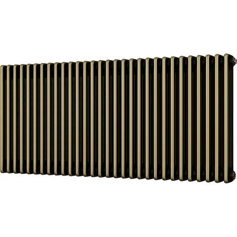 Alpha - Antique Brass Column Radiator H600mm x W1355mm 3 Column (1/2)