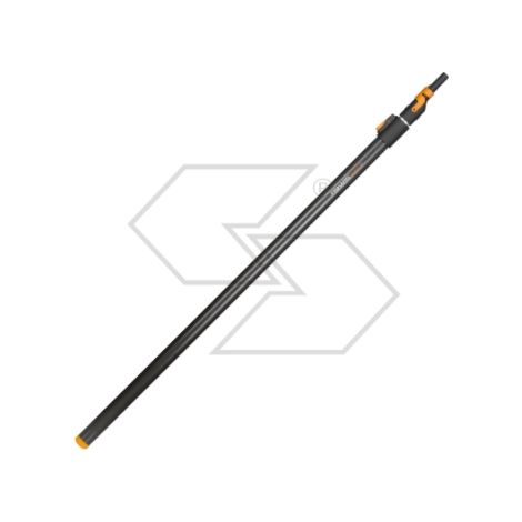 Fiskars QuikFit Mango Telescópico Negro y Naranja 140-250 cm