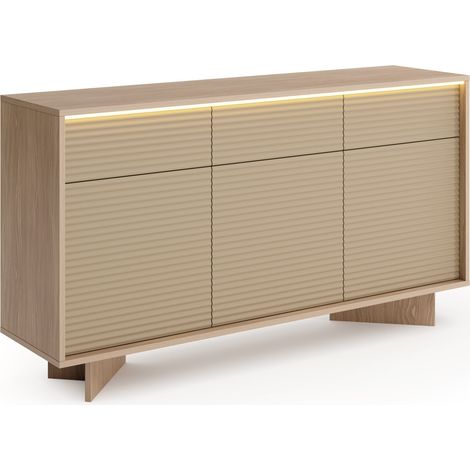 Selsey Semi - Sideboard, Eichenholzoptik, 153 cm (1/5)