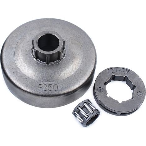 3/8 "-7T Kit de pignon d'embrayage Roulement Cage à aiguilles striée pour Partner 350 351 Tronçonneuse Nouvelles Pièces