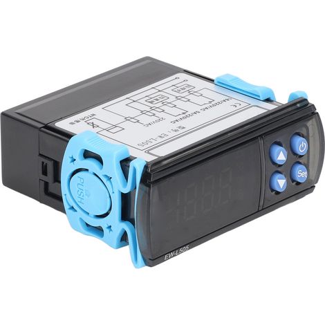 Temperaturregler mit Übertemperaturalarmverzögerung und elektronischem Thermostat AC220V (1/5)