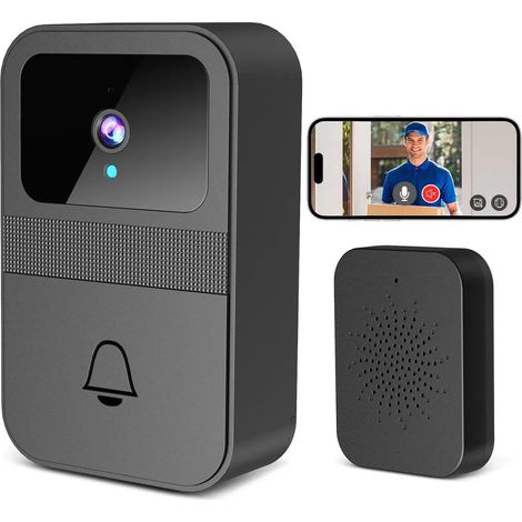 Intelligente Türklingel mit Kamera, drahtloser Video-Türklingel und sprachaktivierter Gegensprechfunktion.
