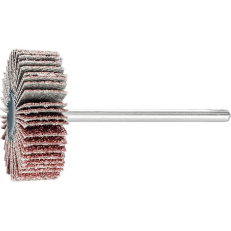 PFERD TOOLS Korund Fächerschleifer F Ø 30x10mm Schaft-Ø 3 mm A60 für Feinschliff und Finish 10 Stk (1/4)