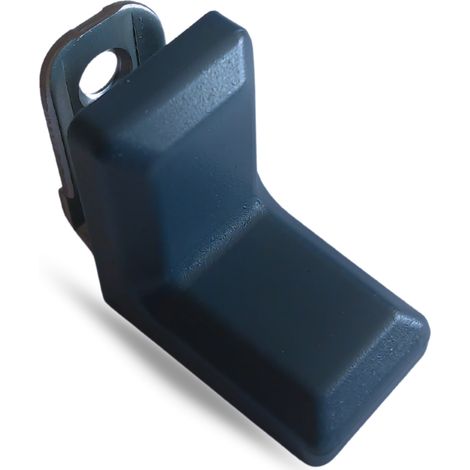 Ángulo para muebles Komandorek, soporte metálico + cubierta antracita (06) 100 unidades (1/5)