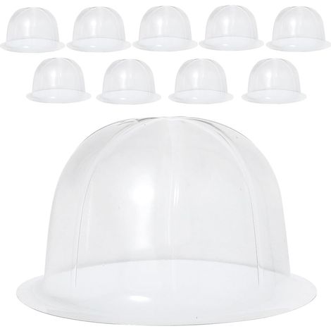 Lot de 10 supports à chapeaux ovales en plastique pour la (1/5)