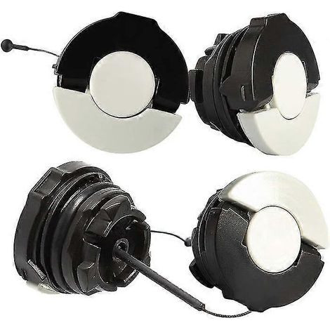 Bouchon de réservoir de carburant pour tronçonneuse Adefol (lot de 4) compatible avec les modèles Stihl MS171, MS181, MS200, MS210, MS230, MS240, MS250, MS260 et MS340 (1/2)