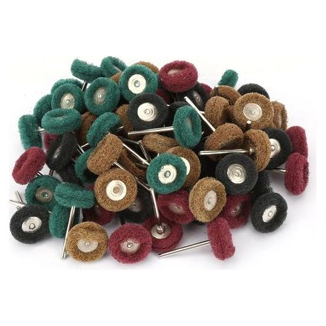 80pcs 25 Mm Roue Abrasive B PAD POLUP POLUPPAGE Bufflement Kit de Roue Bufflement Polifing Boue à la (1/5)