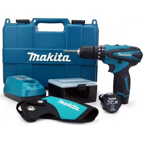 Makita Tournevis à percussion sans fil Li-ion 10,8V/1,3Ah HP330DWE