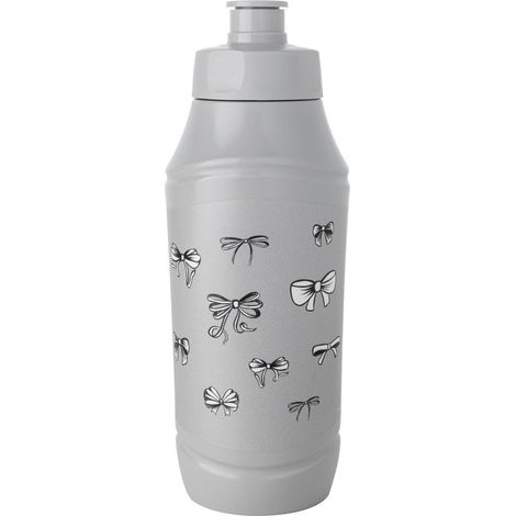 Praktische Forever Young Bow Schulflasche 375 ml grau