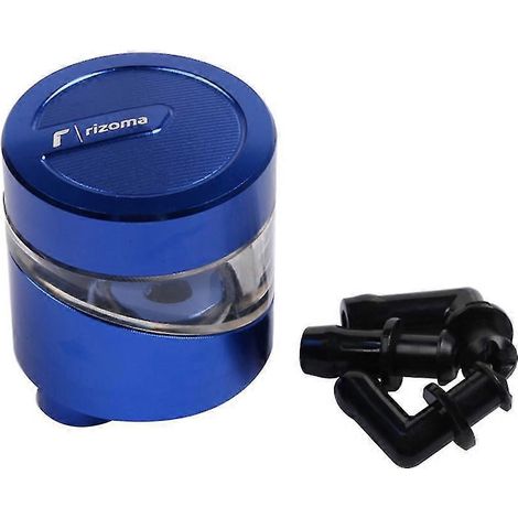Réservoir d'huile de frein et d'embrayage pour motos Honda, Yamaha, Suzuki, Kawasaki et Vespa (bleu) (1/5)