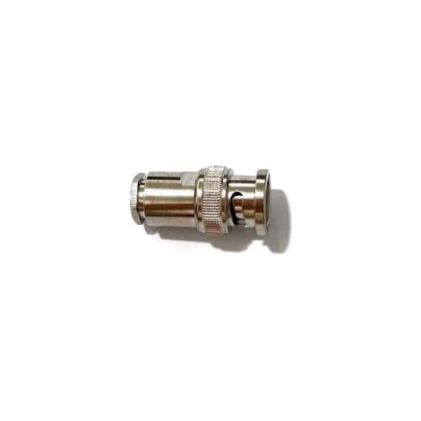 Connecteur coaxial RS PRO Mâle Droit, raccordement Cage à ressort 50O Montage sur câble ( Prix pour 1 )