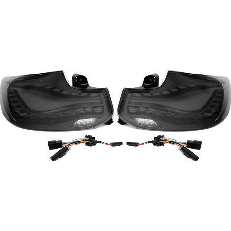 Ensemble de Feux Arrières, Compatible avec la Série 2, Style GTS, Technologie d'Éclairage LED, noir (1/2)