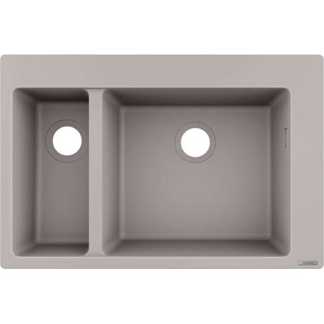 S510-F635 Lavello incasso 180/450 cemento grigio (1/3)