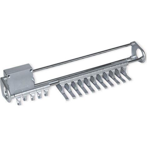 Self Porte-cravates/Porte-ceintures latérale extractible pour armoire (1/5)
