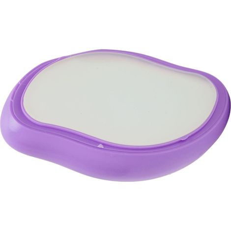 Epilierer für Frauen zur Anwendung an Beinen, Armen und Rücken, tragbar, leicht zu reinigen und wiederverwendbar, Peeling- und Haarentfernungsgerät, lila Ausführung mit Abdeckung (verbessert). (1/5)