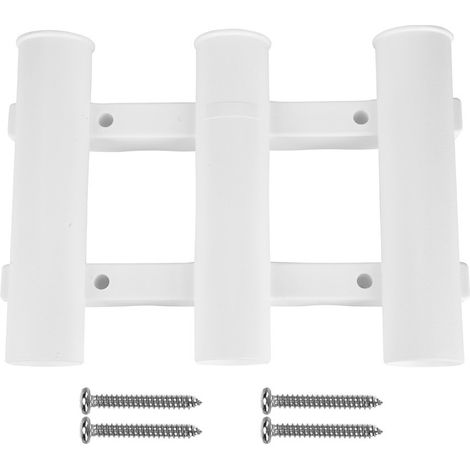 Porte-canot à 3 tubes support pour canne à pêche, support de montage en rack, accessoire de pêche en bateau (1/5)