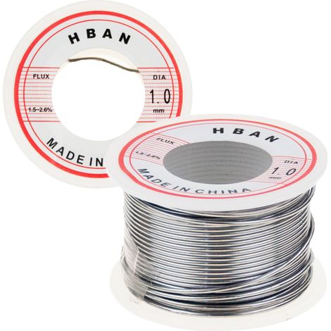 TG56668 Lötdraht aus Zinn, 10 mm, 70 g, zum Löten auf einer Spule