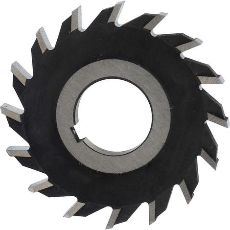 16-Zahn-Frässcheibe aus HSS-Stahl für die Planbearbeitung, 80 mm Durchmesser