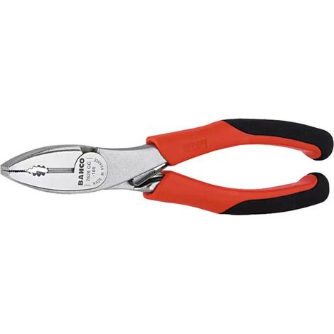 [NEUWERTIG] B-Ware Bahco Kombizange Zange Ergo Chrom Vanadium Stahl Verchromt 180 Mm Din Iso 5746