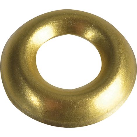 Screw Cup Washers Brass No.10 Forge Pack 20 FORFPSCW10B