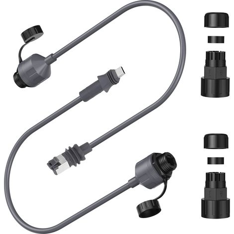 Adaptateur Ethernet pour antenne d'entreprise 24AWG, taux de transfert de 1200Mbps IP68 SPX vers coupleur de câble RJ45 (1/5)