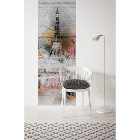 Papier peint panoramique romantique,vintage & retro Paris (1/4)