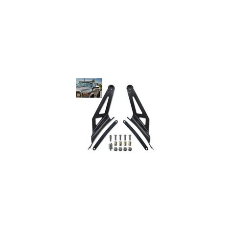 Supports métal spécial toit Barre LED Dodge RAM 2009 - 2020 - NOIR (1/5)
