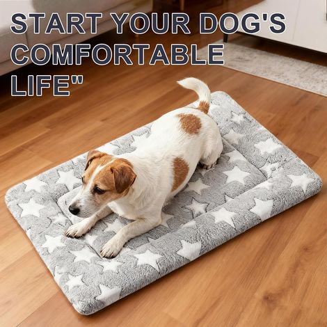 Tapis pour chien, coussins de cage réversibles pour chiens et chats de petite, moyenne et grande taille, portable et doux, coussin de cage pour chien (3225cm)