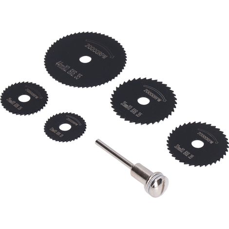 6 disques de scie circulaire HSS pour couper métaux cuivre et fer - Kit professionnel (1/5)