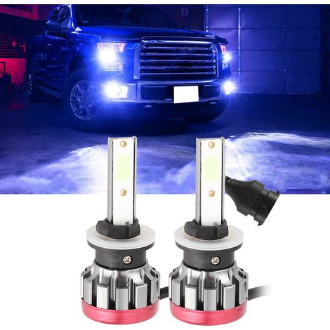 Ein Paar 30W EV19 880/881 8000K Nebelscheinwerferlampen, gletscherblaues Licht 3000LM (G0043) (1/5)