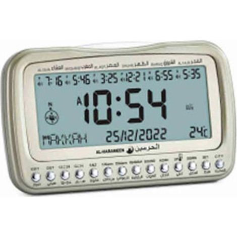 LCD-Tischuhr mit Temperaturanzeige und Richtungsanzeige, Ramadan-Geschenk