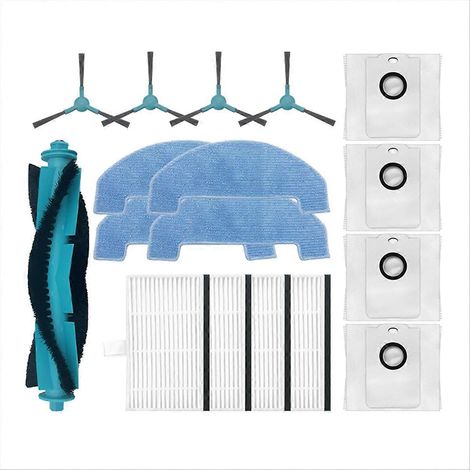 Pièces de rechange pour 2499 Ultra Home Titanium R80 : brosse principale, filtre, chiffon et sac à poussière (1/5)