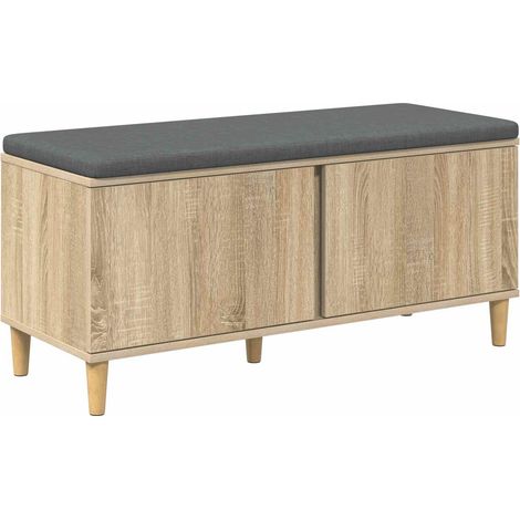 Maison Exclusive - Flurbank mit Kissen mit Speicher Sonoma-Eiche